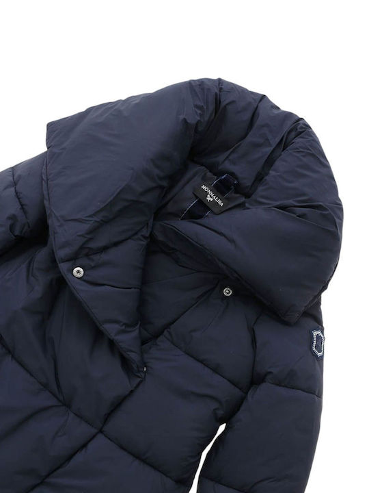 Kids' Casual Jacket Long with Hood Navy Blue