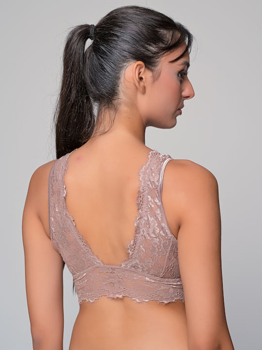 Milena by Paris Women's Bralette Bra Mocca