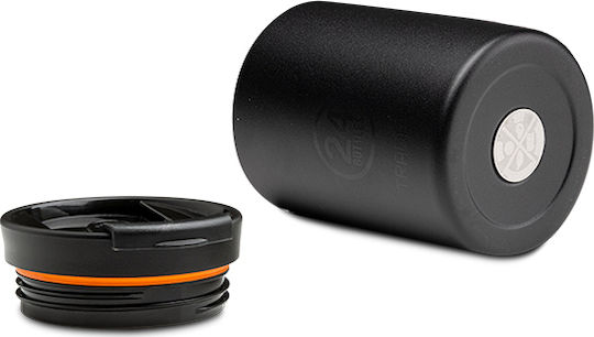 24Bottles Travel Tumbler Glass Thermos Stainless Steel BPA Free 600ml Black Marble