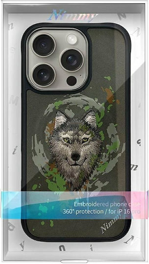 Nimmy Задна корица Силикон / Пластмаса Сив (iPhone 16 Pro)