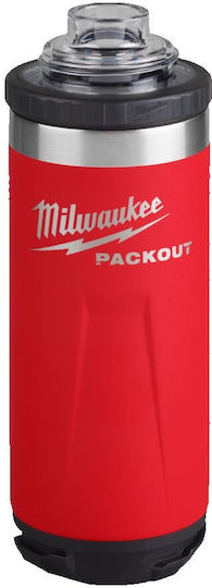 Milwaukee Packout Bottle Thermos Stainless Steel 710ml RED