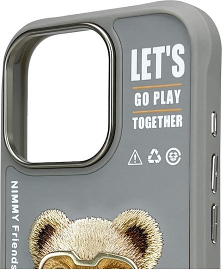 Nimmy Nimmy Handyhüllen Silikon Kunststoff Wasserdicht Bear iPhone 17 Pro / iPhone 16 Pro