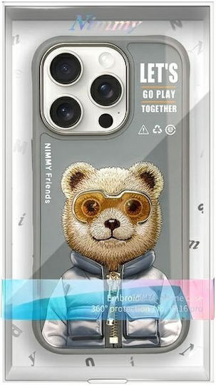 Nimmy Nimmy Handyhüllen Silikon Kunststoff Wasserdicht Bear iPhone 17 Pro / iPhone 16 Pro
