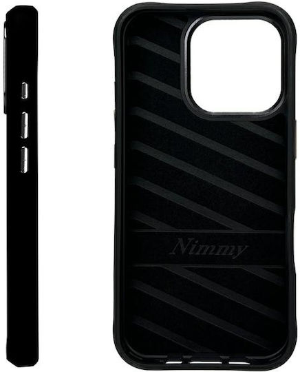 Nimmy Umschlag Rückseite Silikon / Kunststoff Wasserdicht Schwarz (iPhone 17 Pro / iPhone 16 Pro)