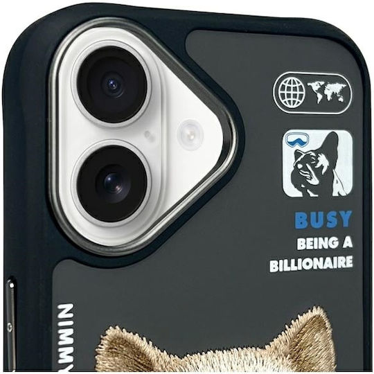 Nimmy Nimmy Handyhüllen Silikon Kunststoff Wasserdicht Rückseite Pug Für iPhone 16