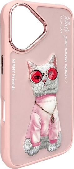 Nimmy Nimmy Handyhüllen Silikon Kunststoff Wasserdichte Rosa Rückseite für iPhone 16