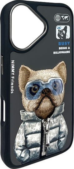 Nimmy Nimmy Handyhüllen Silikon Kunststoff Wasserdicht Rückseite Pug Für iPhone 16