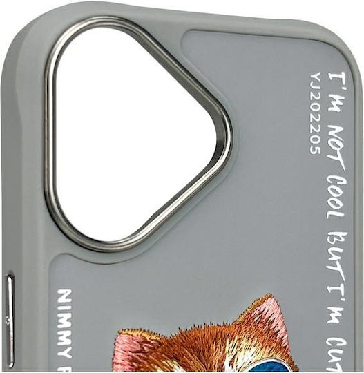 Nimmy Back Cover Silicone / Plastic Waterproof Gray (iPhone 16)