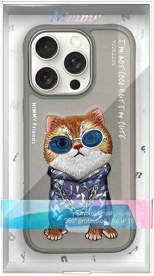 Nimmy Back Cover Silicone Waterproof Gray (iPhone 16 Pro Max)