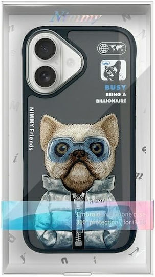 Nimmy Nimmy Handyhüllen Silikon Kunststoff Wasserdicht Rückseite Pug Für iPhone 16