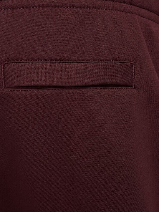 Sportswear Club Παντελόνι Φόρμας με Λάστιχο Μπορντό