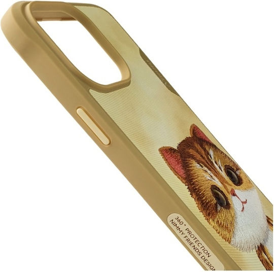 Nimmy Umschlag Rückseite Silikon / Kunststoff Wasserdicht Khaki (iPhone 15 Pro)