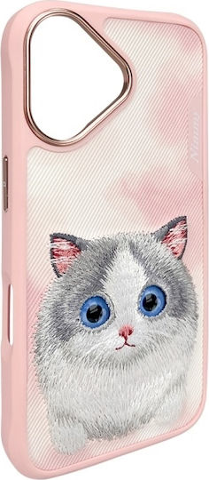 Nimmy Große Augen Rückseite Silikon Kunststoff Wasserdicht Rosa Ragdoll iPhone 16