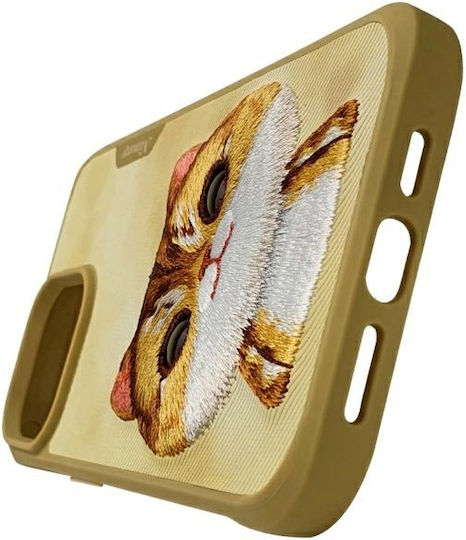 Nimmy Big Eyed Silicone Waterproof Back Cover Felinae for iPhone 15 Pro Max