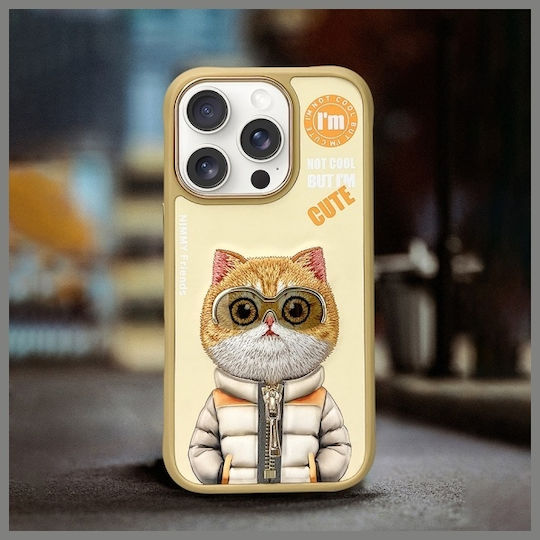 Nimmy Glasses Cool 2.0 Back Cover Σιλικόνης / Πλαστικό Αδιάβροχο Cat (iPhone 16 Pro Max)