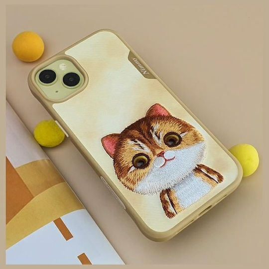 Nimmy Big Eyed Silicone Waterproof Back Cover Felinae for iPhone 15 Pro Max