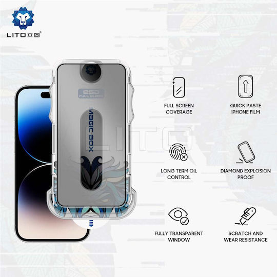 Lito Privacy Tempered Glass (iPhone 16 )
