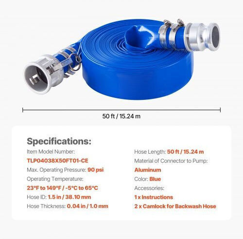 Vevor BGTJPSRG15INOJWRZV0 Tubing
