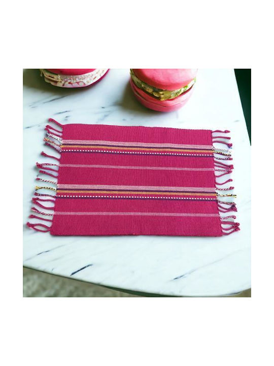 Linea Home Placemat Fabric Pink 48x35cm 1pcs