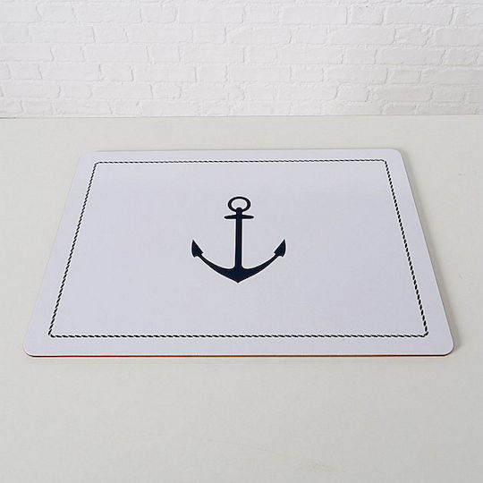 MSA Wooden Placemat White 40x30cm MSA Wooden Placemat White 40x30cm