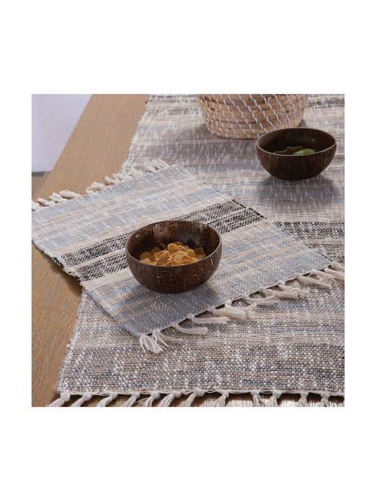 Nef-Nef Homeware Wicker Placemat Beige 48x33cm