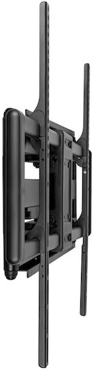 Techly ICA-PLB 189B Βάση Τηλεόρασης Τοίχου έως 120" και 120kg Μαύρο
