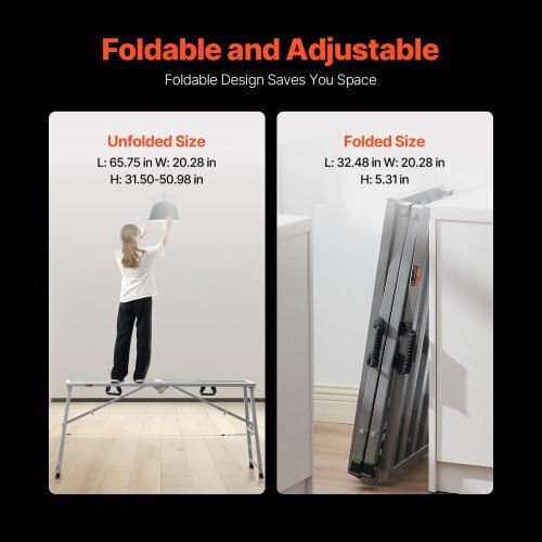 Vevor Schele Dublu Din Aluminiu 2x