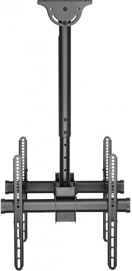 Techly ICA-CPLB-944D Βάση Τηλεόρασης Οροφής έως 55" και 45kg