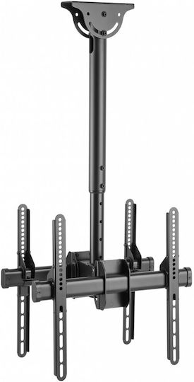 Techly ICA-CPLB-944D Βάση Τηλεόρασης Οροφής έως 55" και 45kg
