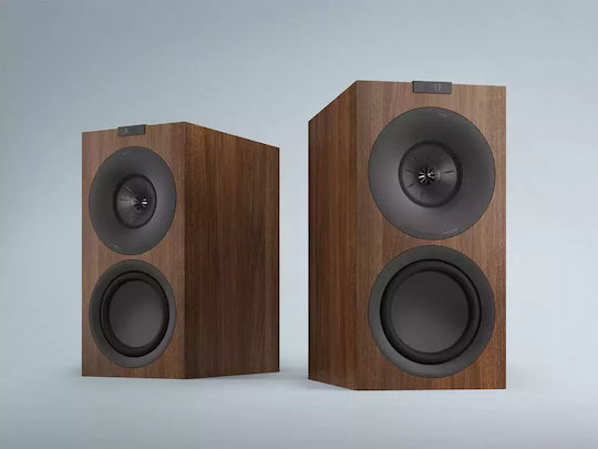 Kef Q Concerto Meta Pair of Hi-Fi Speakers Bookself 180W 3 No of Drivers W21xD31.5xH41.5cm. Walnut