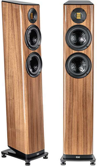 Elac Vela FS407.2 Paar Hi-Fi Lautsprecher Boden 170W Walnut