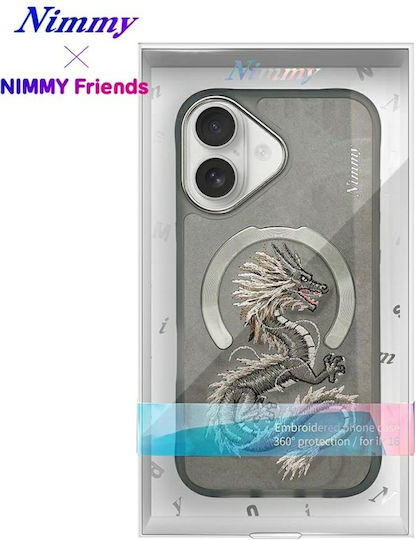 Nimmy Back Cover Silicone / Plastic Gray (iPhone 16)