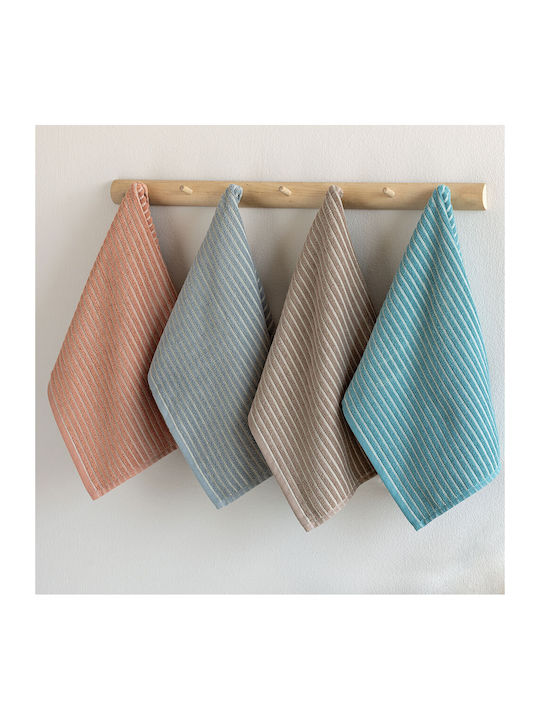 Palamaiki Kity Prosop din 100% Bumbac în Culoarea Gri 40x50cm 2buc
