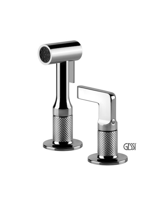 Gessi Inciso Πάγκου Ασημί