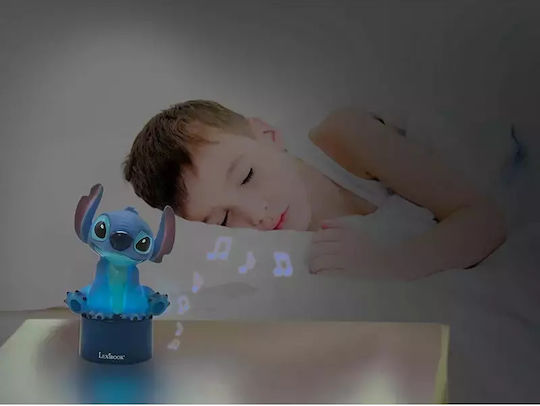 Disney Led Παιδικό Διακοσμητικό Φωτιστικό Stitch Μπλε Stitch