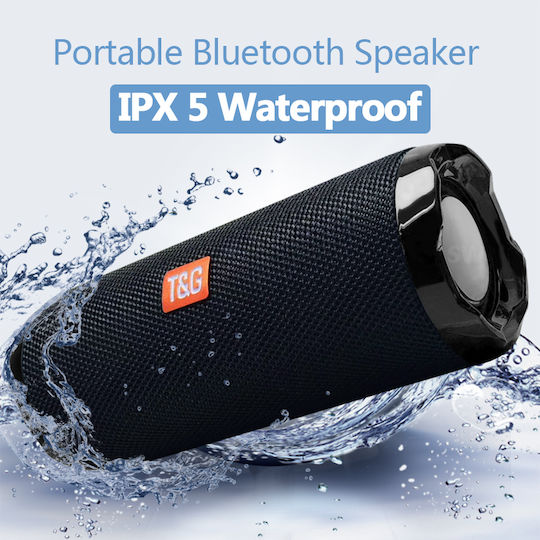 T&G TG-191 Ηχείο Bluetooth 10W με Διάρκεια Μπαταρίας έως 5 ώρες Μαύρο