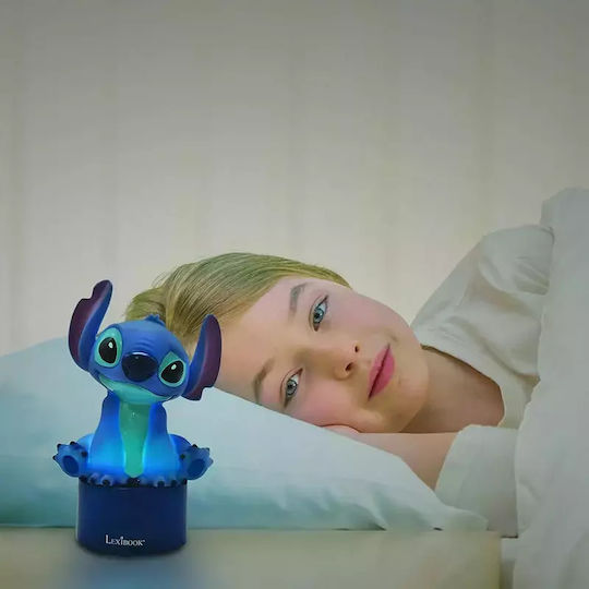 Disney Led Παιδικό Διακοσμητικό Φωτιστικό Stitch Μπλε Stitch