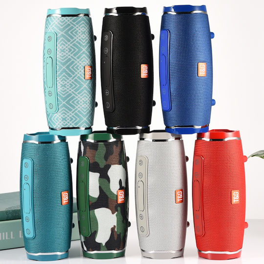 T&G TG-145 Ηχείο Bluetooth 10W με Ραδιόφωνο και Διάρκεια Μπαταρίας έως 3 ώρες Πολύχρωμο