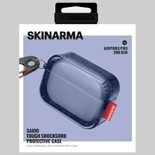 Skinarma Θήκη Πλαστική σε Μπλε χρώμα για Apple AirPods Pro 2