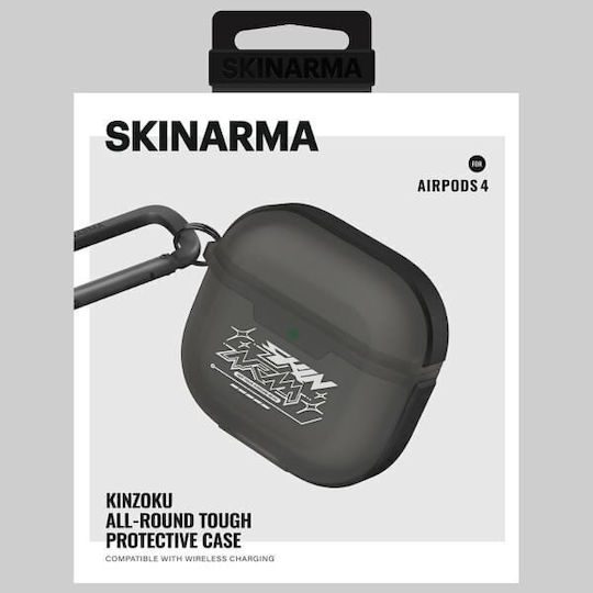 Skinarma Θήκη Πλαστική σε Μαύρο χρώμα για Apple AirPods 4