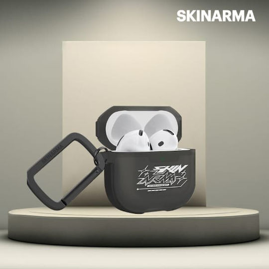 Skinarma Θήκη Πλαστική σε Μαύρο χρώμα για Apple AirPods 4