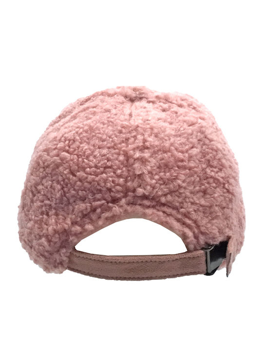 Brims and Trims Παιδικό Καπέλο Jockey Υφασμάτινο Ροζ