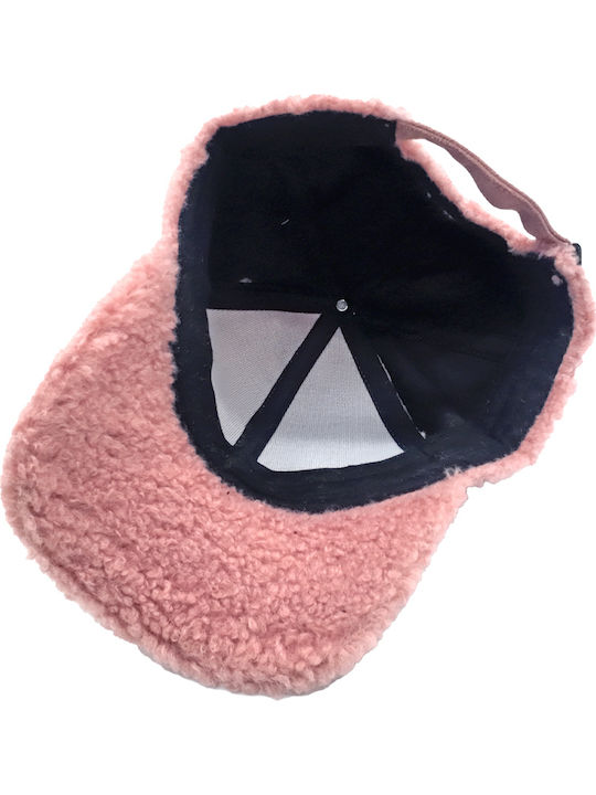 Brims and Trims Παιδικό Καπέλο Jockey Υφασμάτινο Ροζ