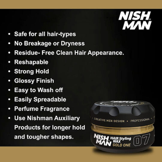 NISHMAN Aqua Wax 07 Gold One Lumânare