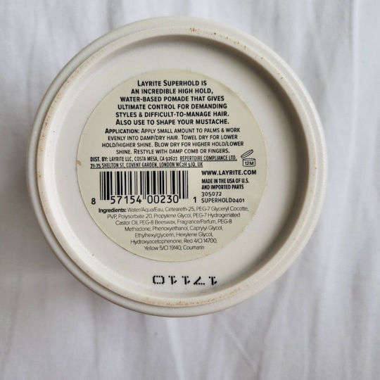 Layrite Super Hold Pomade