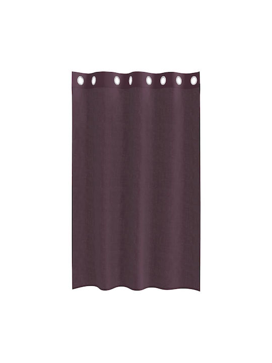 vidaXL vidaXL Set Vorhänge für Fenster mit Grommets Lila 140x175cm