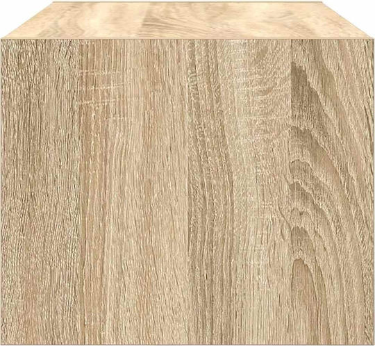 Έπιπλο Τηλεόρασης Καφέ Μ120xΠ31xΥ25.5cm
