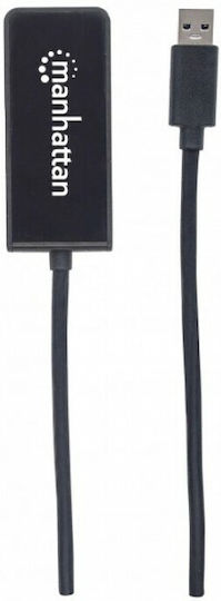 Manhattan Μετατροπέας USB-A male σε HDMI female 1τμχ 152259