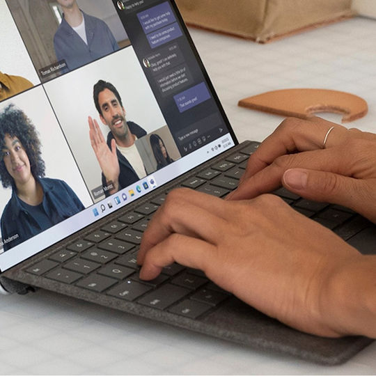Microsoft Surface Pro - Pen Storage Keyboard with Touchpad for Tablet English US Platinum