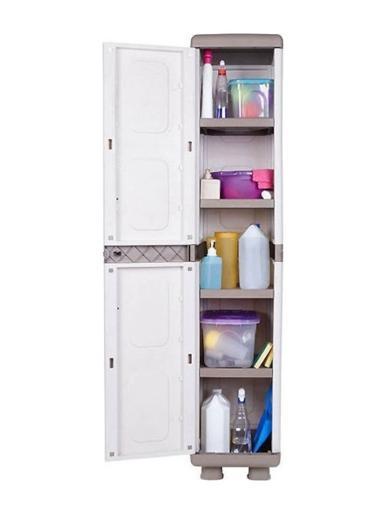 Single Door Wardrobe Iris Plastic 44x36x179cm